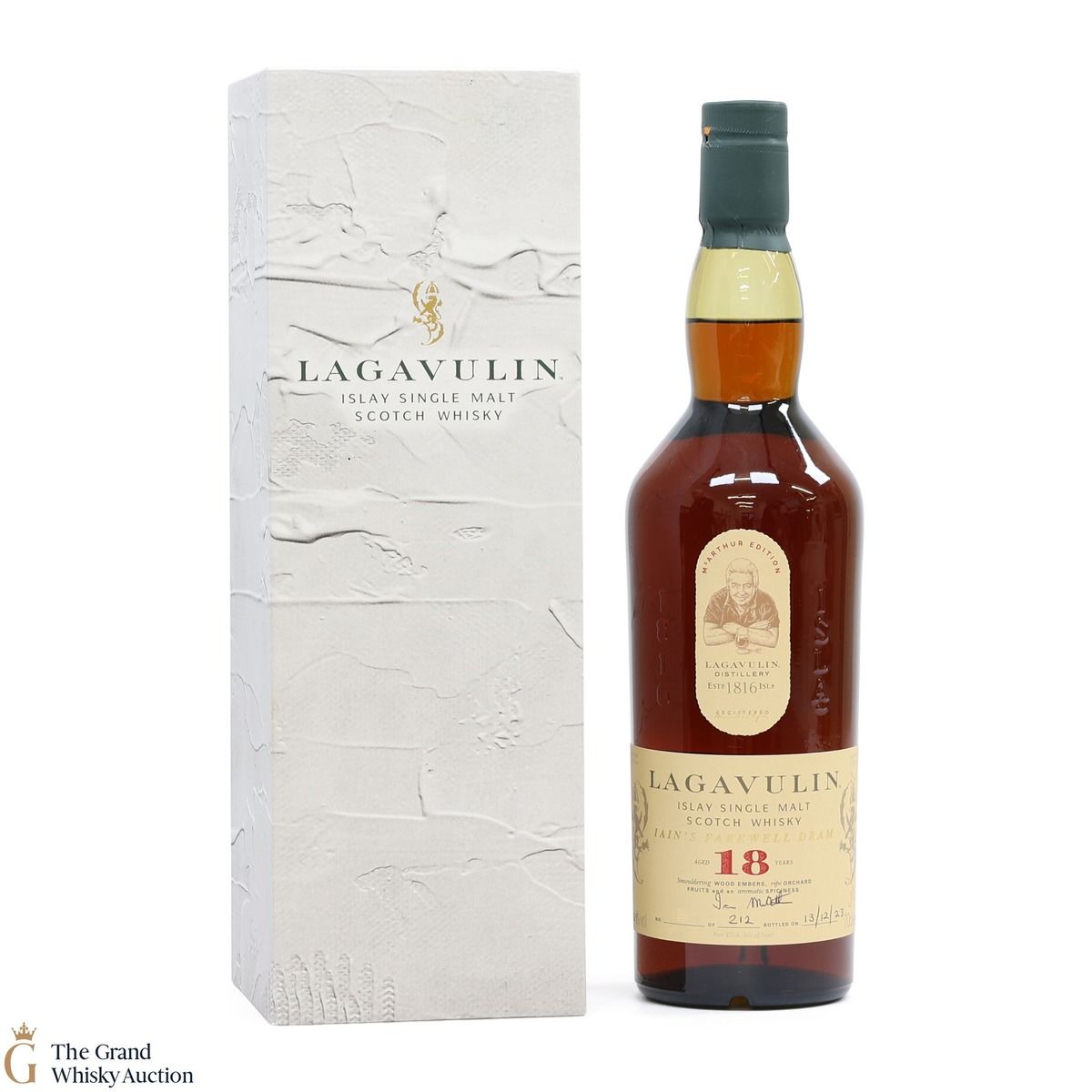 Lagavulin - 18 Year Old - Iain's Farewell Dram (SIGNED)