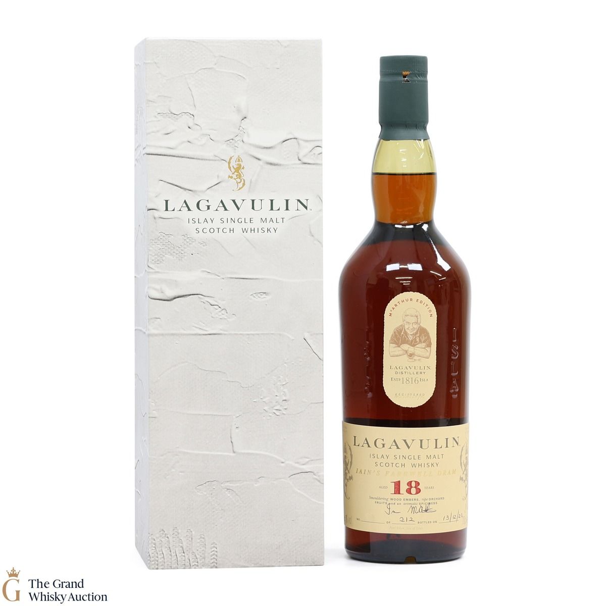 Lagavulin - 18 Year Old - Iain's Farewell Dram (SIGNED)