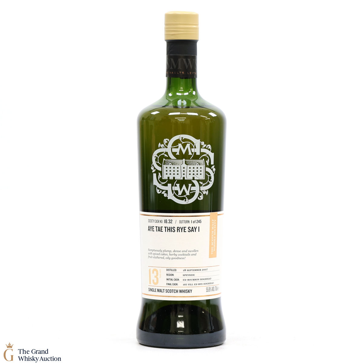 Inchgower - 13 Year Old 2007 - SMWS 18.32 - Aye Tae This Rye Say I