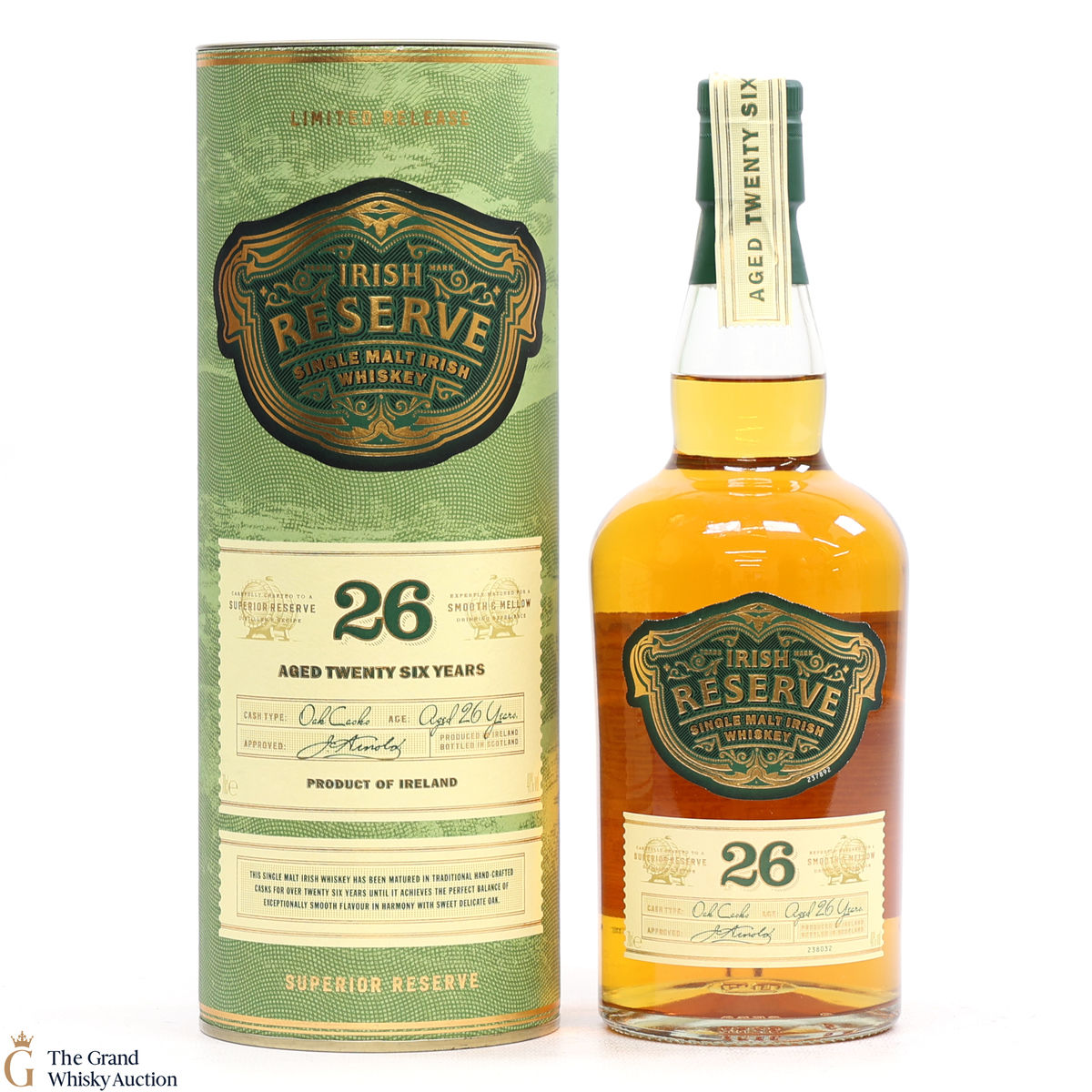 Irish Reserve - 26 Year Old Single Malt Irish Whiskey Limited Release