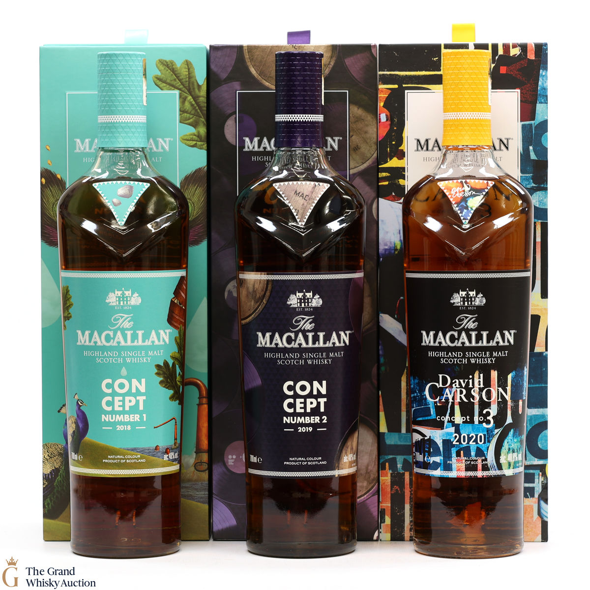 Macallan - Concept No.1, No.2 + No.3 (3 x 70cl)