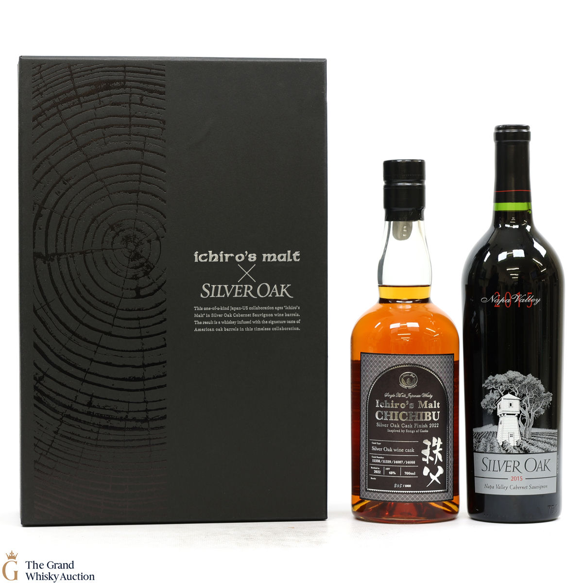 Chichibu - Ichiro's Malt X Silver Oak - Silver Oak Cask Finish 2022 Gift Pack (1x70cl & 1x75cl)