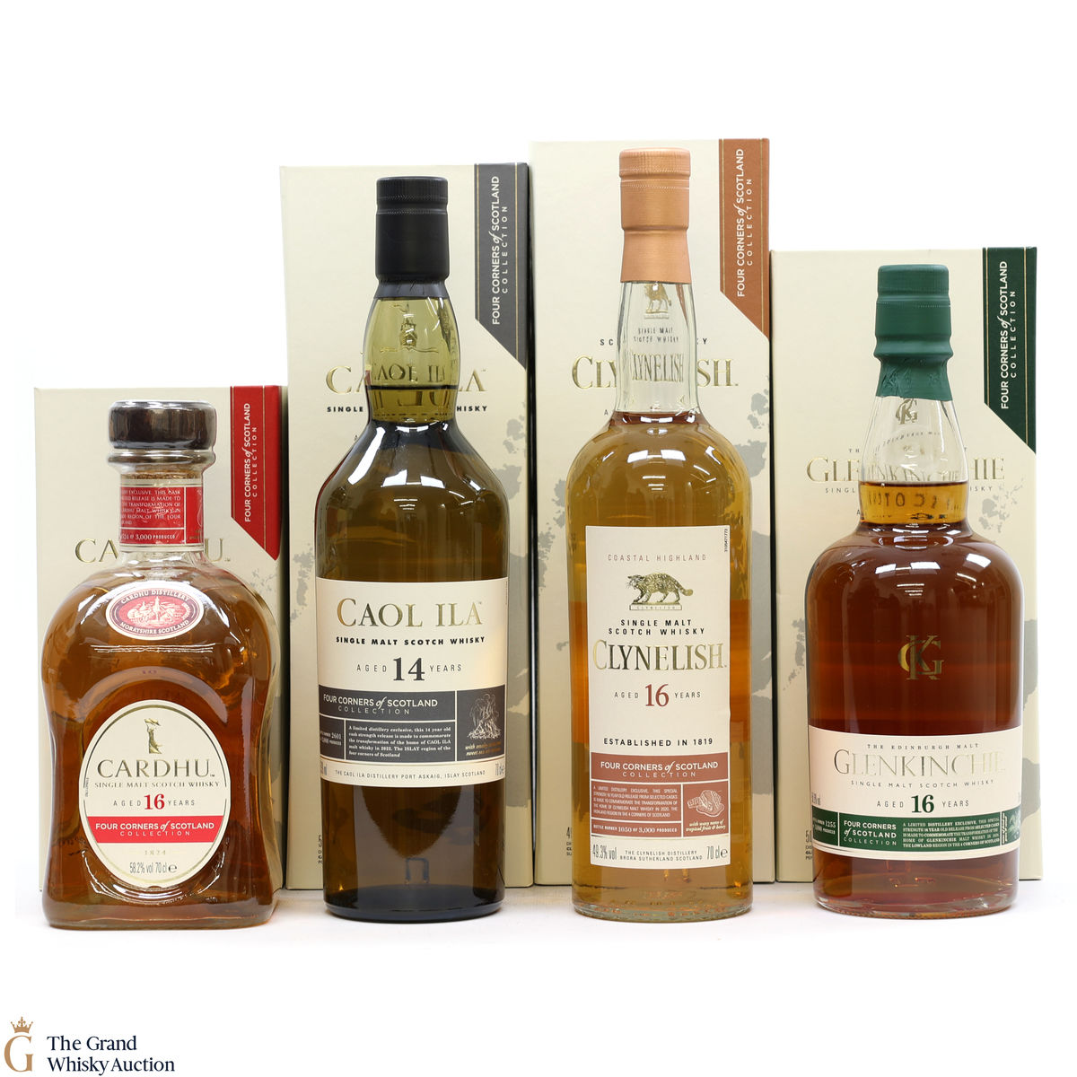 Four Corners Of Scotland Collection (4 x 70cl)