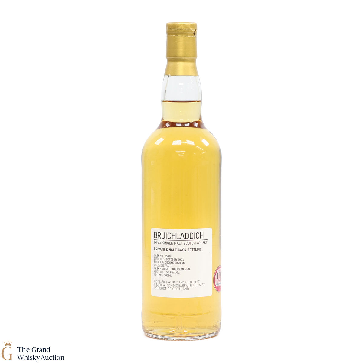 Bruichladdich -  15 Year Old - Private Cask #0560