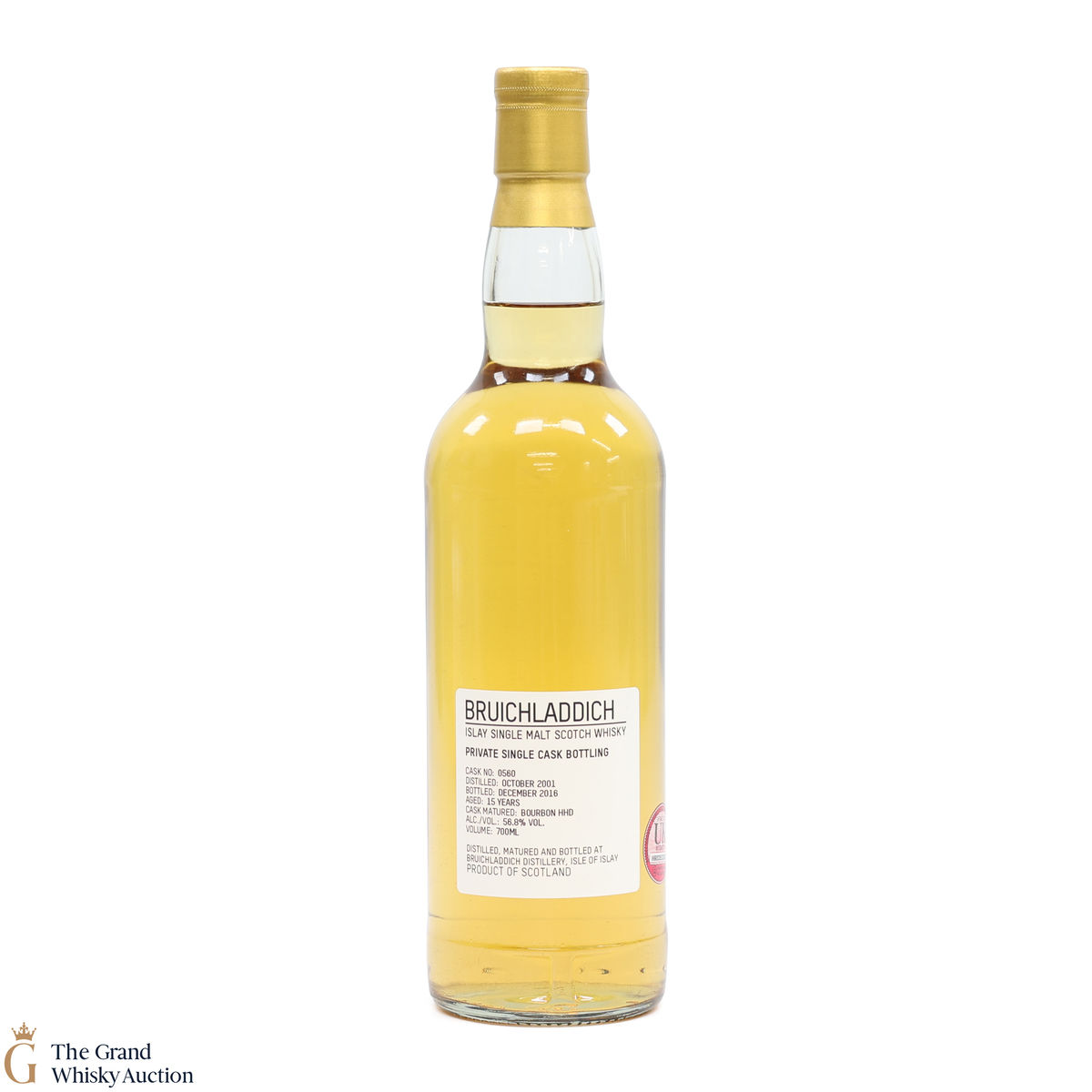 Bruichladdich -  15 Year Old - Private Cask #0560