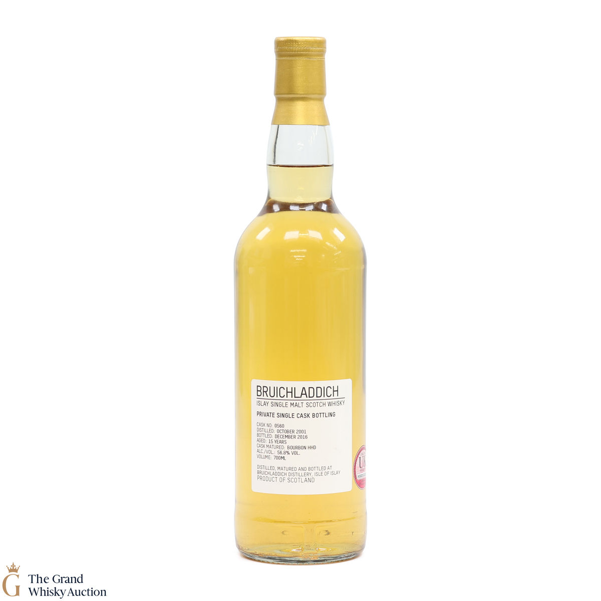 Bruichladdich -  15 Year Old - Private Cask #0560