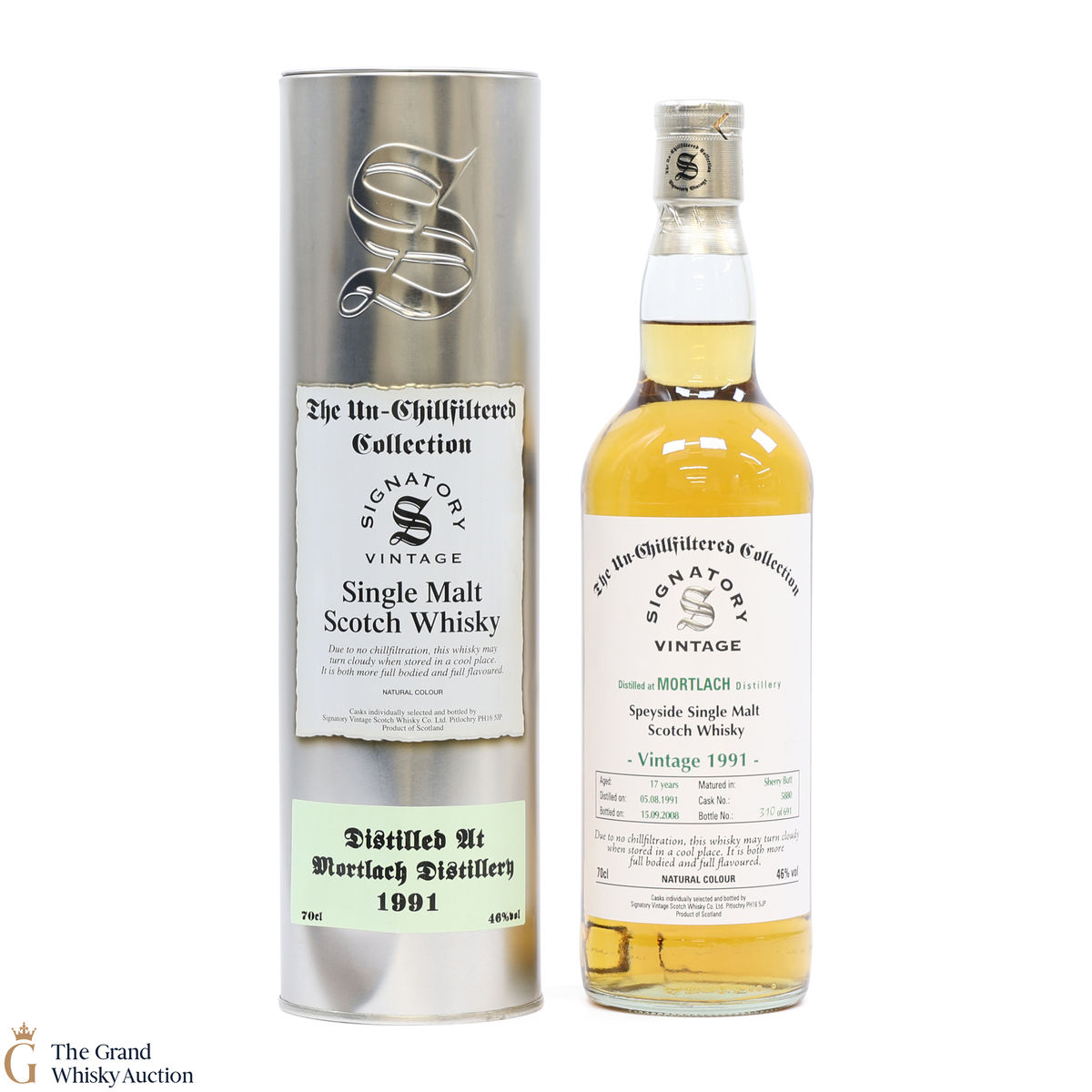Mortlach - 17 Year Old 1991 #5880 - Signatory The Un-Chillfiltered Collection