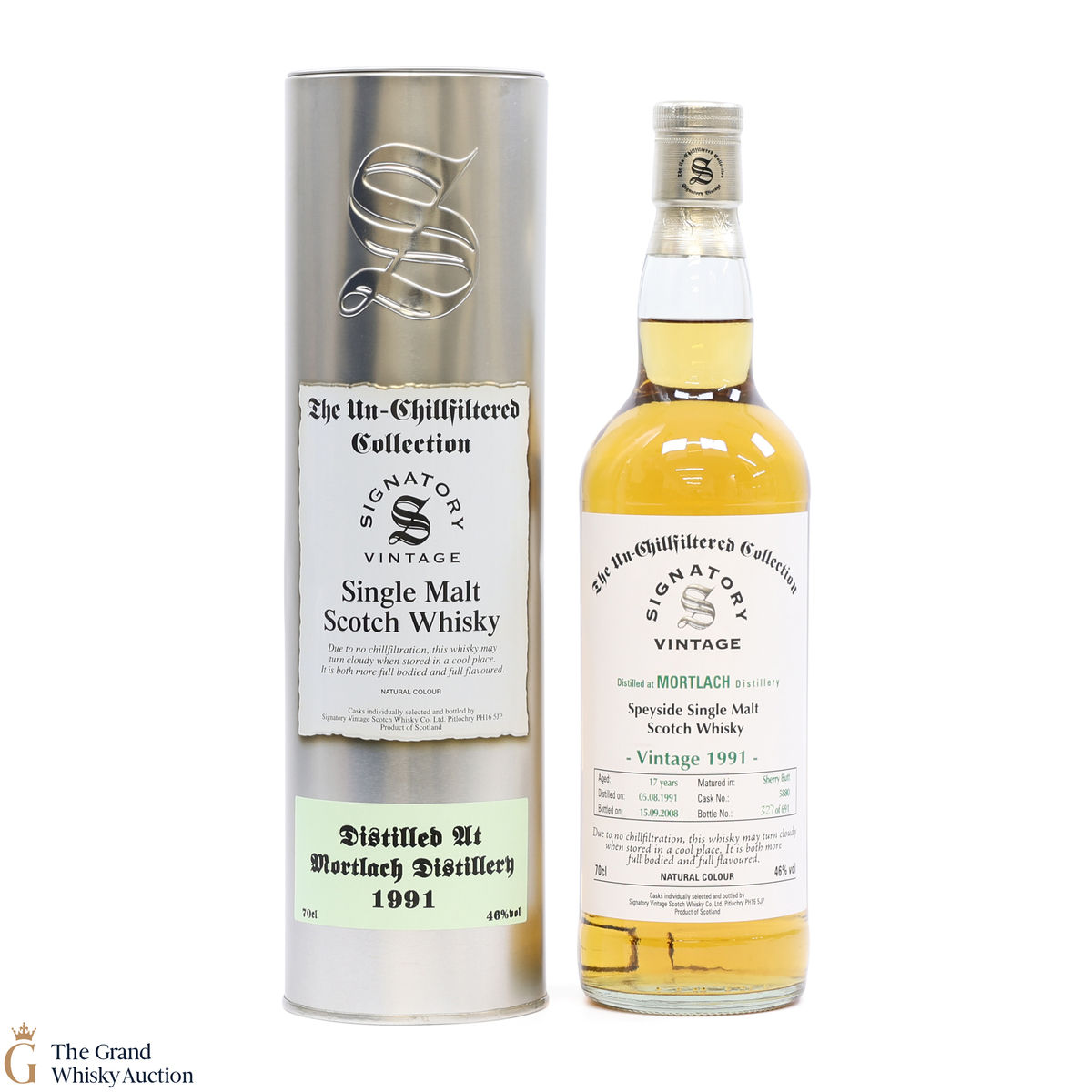 Mortlach - 17 Year Old 1991 #5880 - Signatory The Un-Chillfiltered Collection