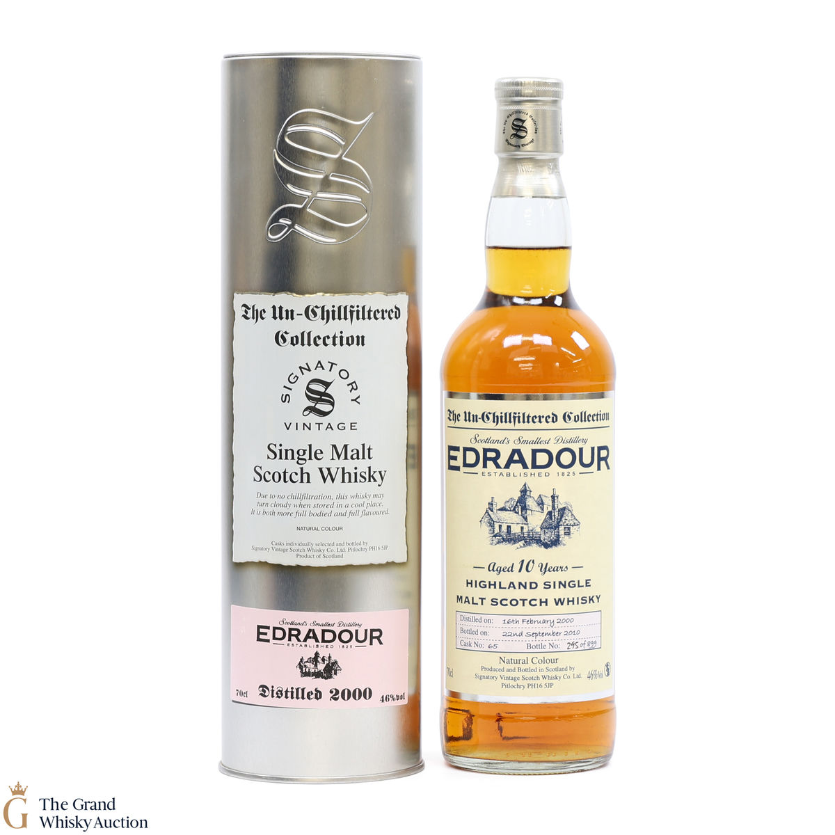 Edradour - 10 Year Old 2000 #65 - Signatory The Un-Chillfiltered Collection