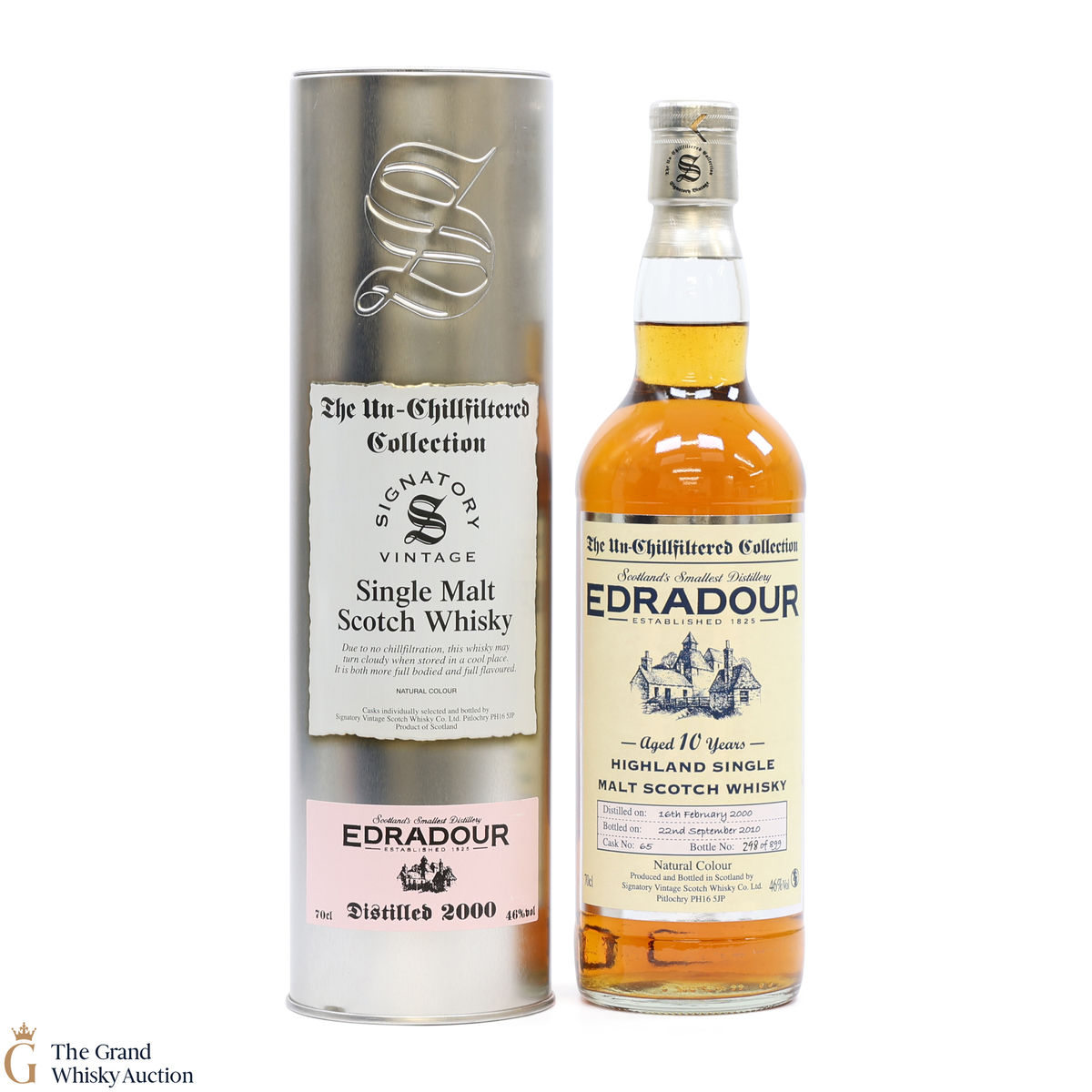 Edradour - 10 Year Old 2000 #65 - Signatory The Un-Chillfiltered Collection