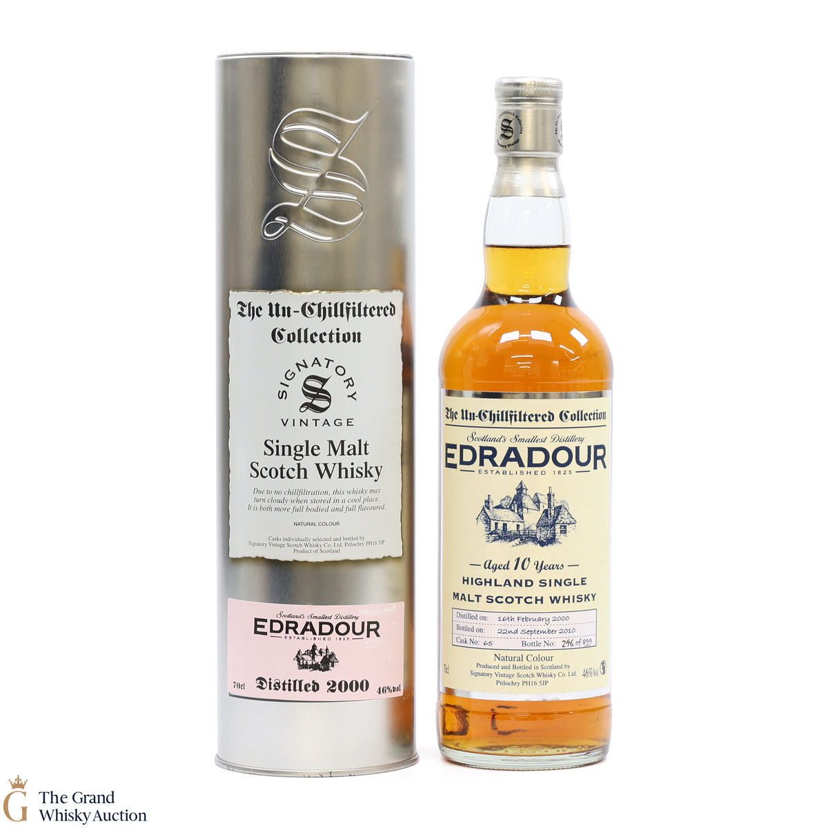 Edradour - 10 Year Old 2000 #65 - Signatory The Un-Chillfiltered Collection