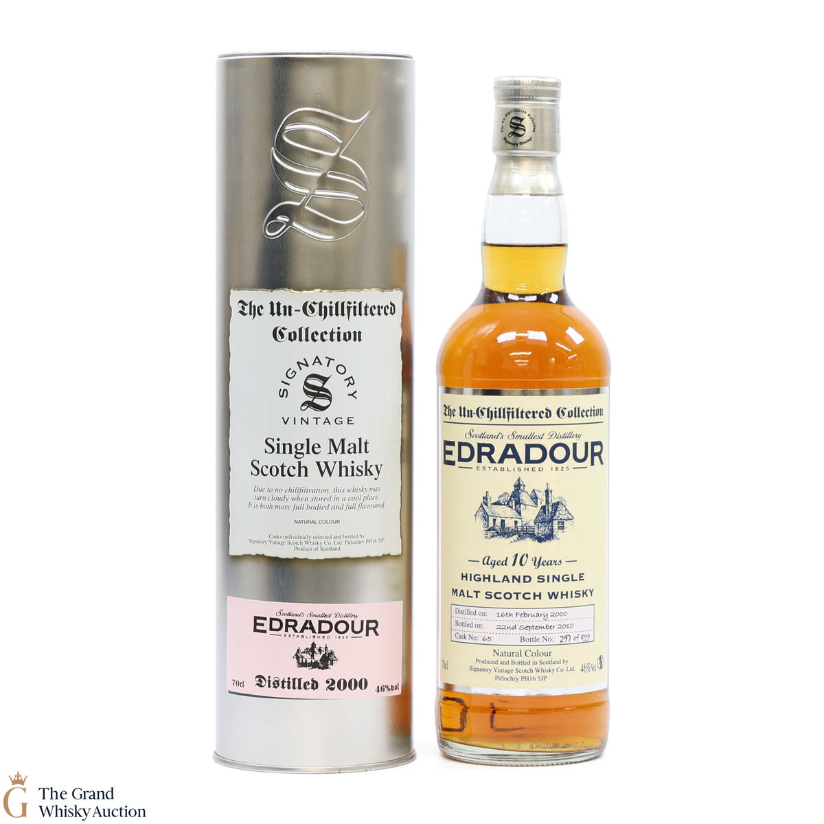 Edradour - 10 Year Old 2000 #65 - Signatory The Un-Chillfiltered Collection