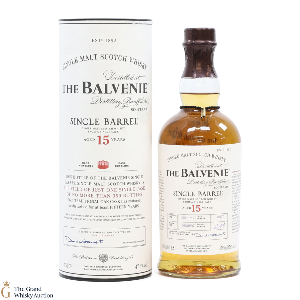 Balvenie - 15 Year Old 1997 - Single Barrel #8027