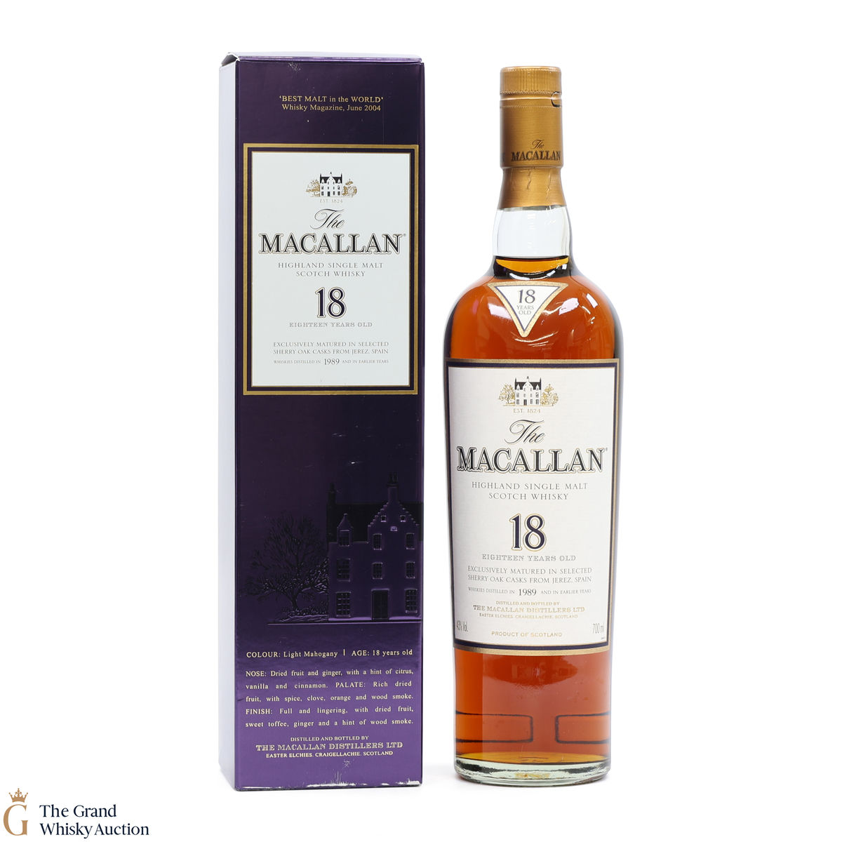 Macallan - 18 Year Old - Sherry Oak (1989)