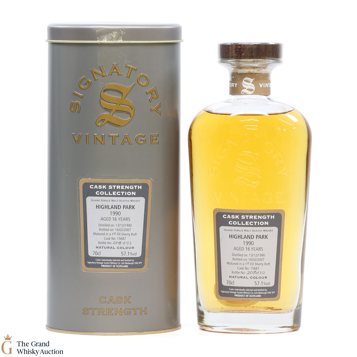 Highland Park - 16 Year Old 1990 #15687 - Signatory Cask Strength Collection