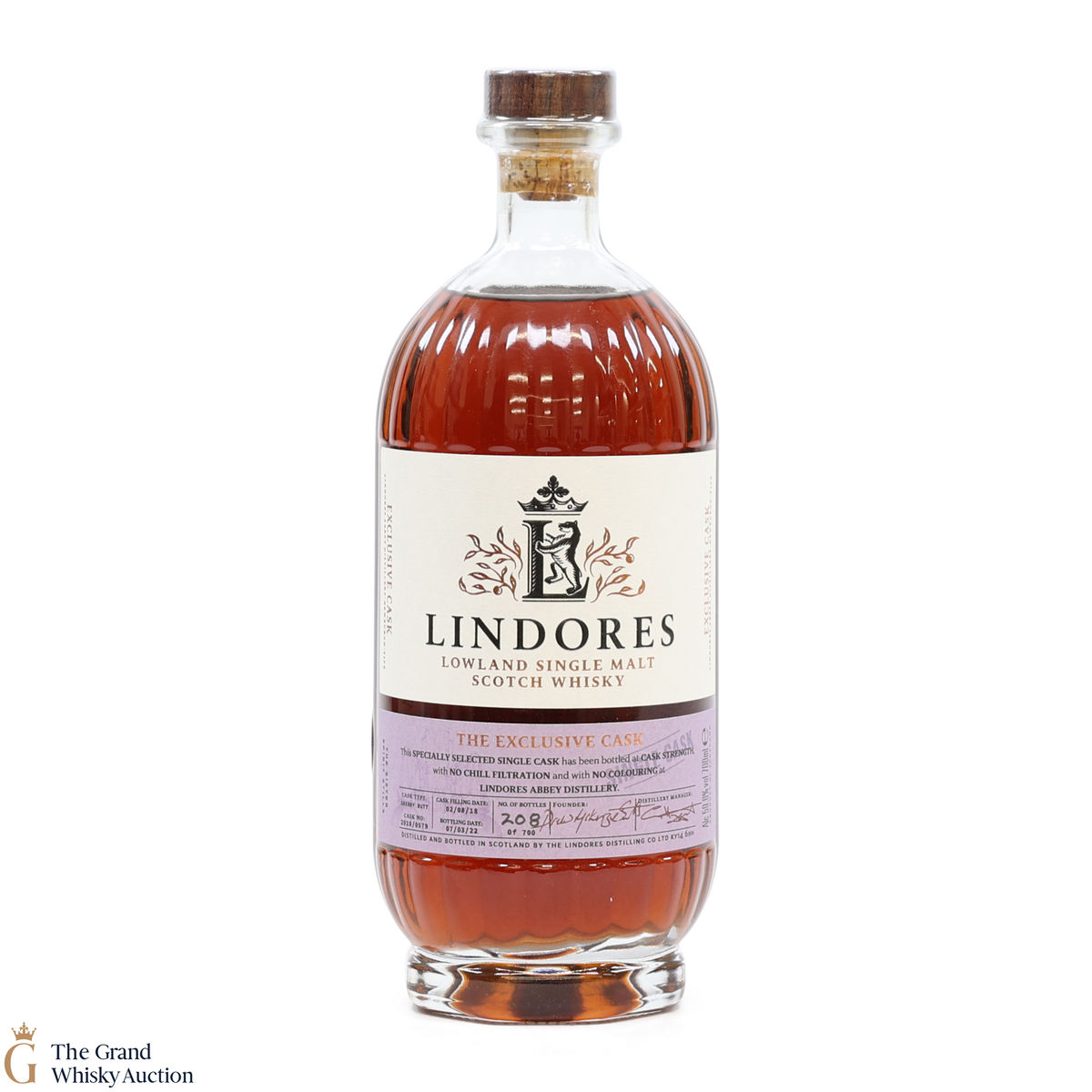 Lindores Abbey - 3 Year Old 2018 - Single Cask #2018/0579 - Master of Malt Exclusive