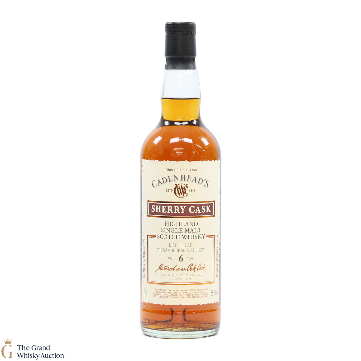 Ardnamurchan - 6 Year Old 2016 Cadenhead's Sherry Cask 2022