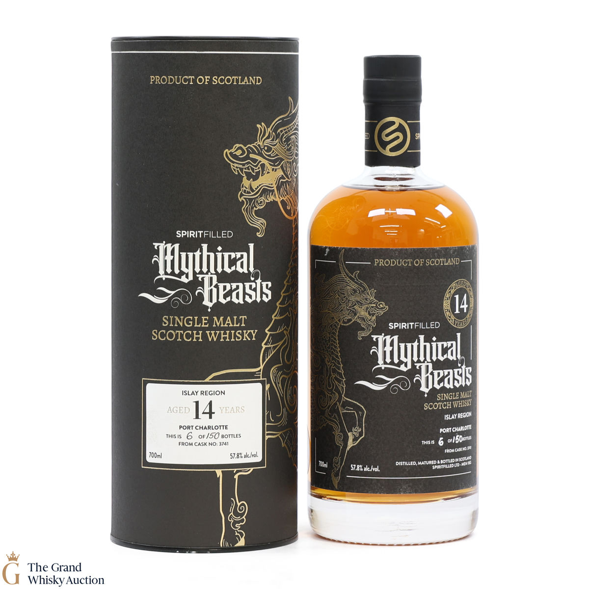 Port Charlotte - 14 Year Old Single Cask #3741 - Mythical Beasts