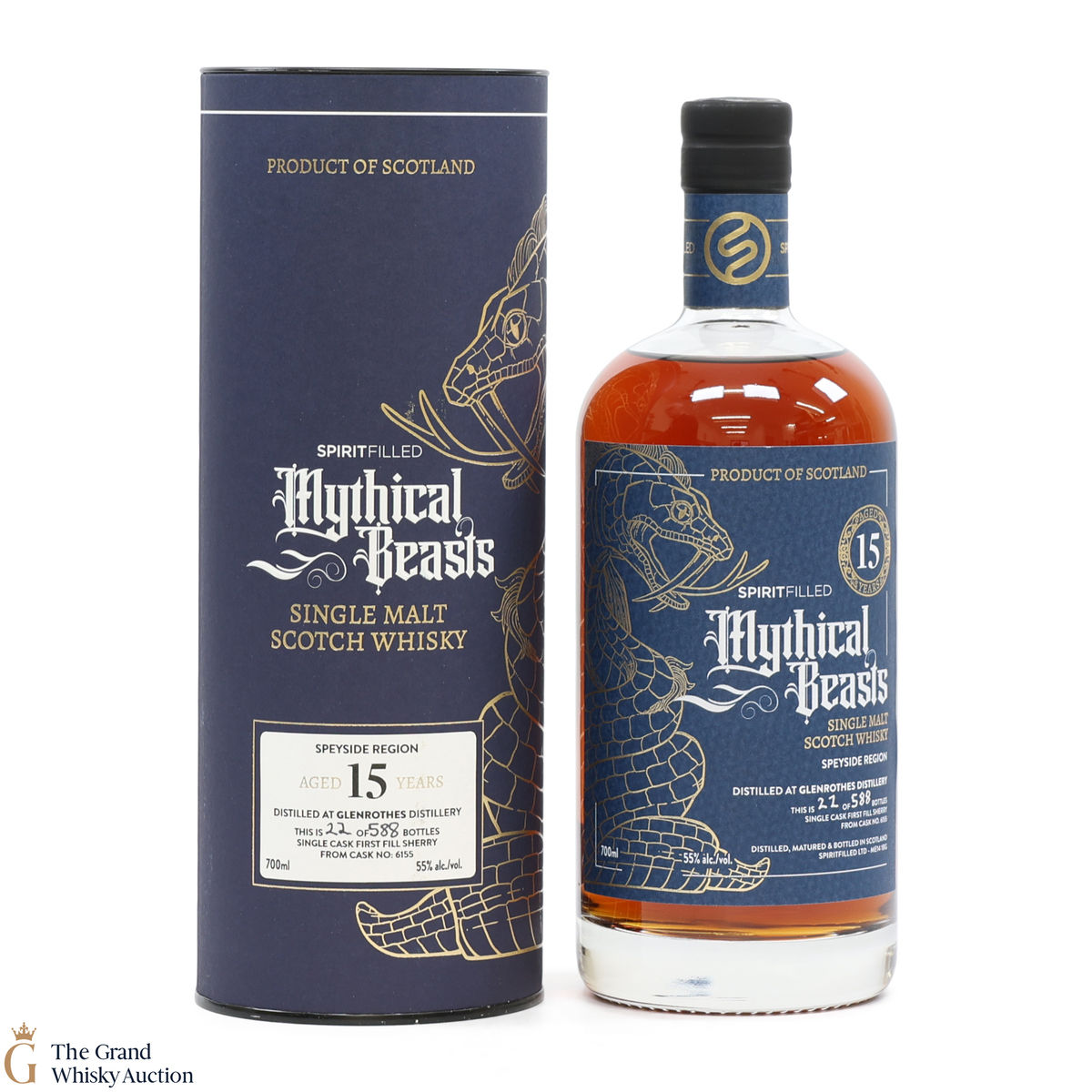 Glenrothes - 15 Year Old Single First Fill Sherry Cask #6155 - Mythical Beasts