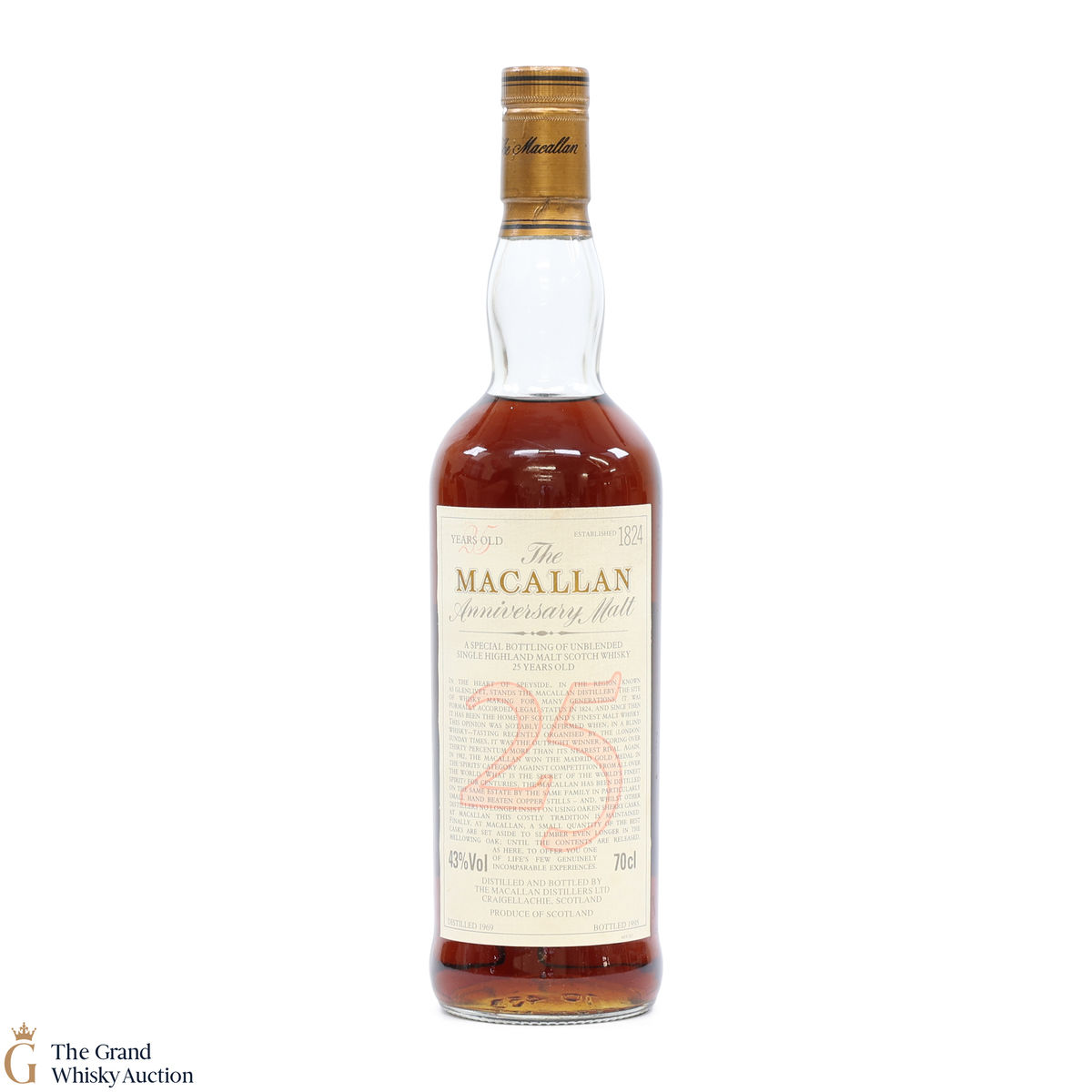 Macallan - 25 Year Old 1969 - Anniversary Malt 1995
