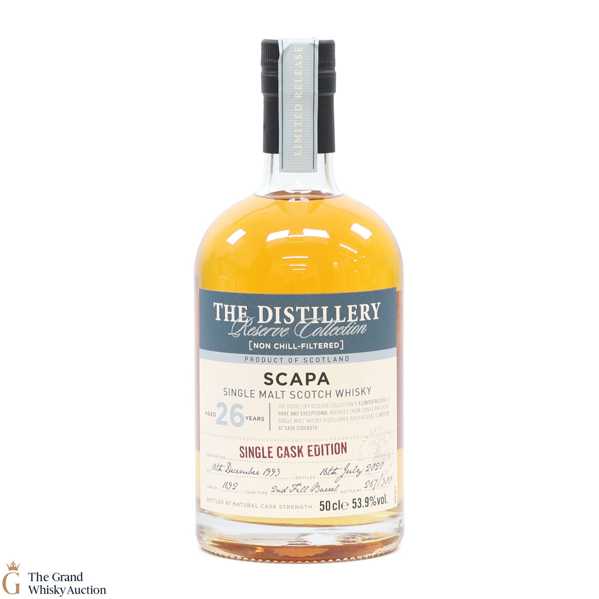 Scapa - 26 Year Old 1993 - #1692 Distillery Reserve (50cl)