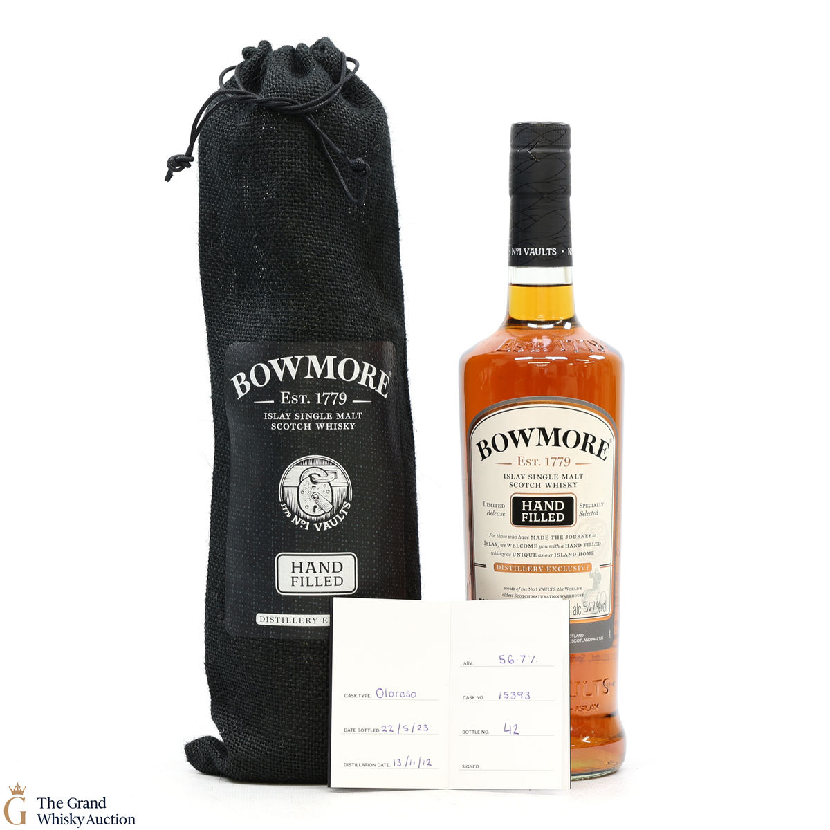 Bowmore - 10 Year Old - 2012 Hand Filled - Cask #15393