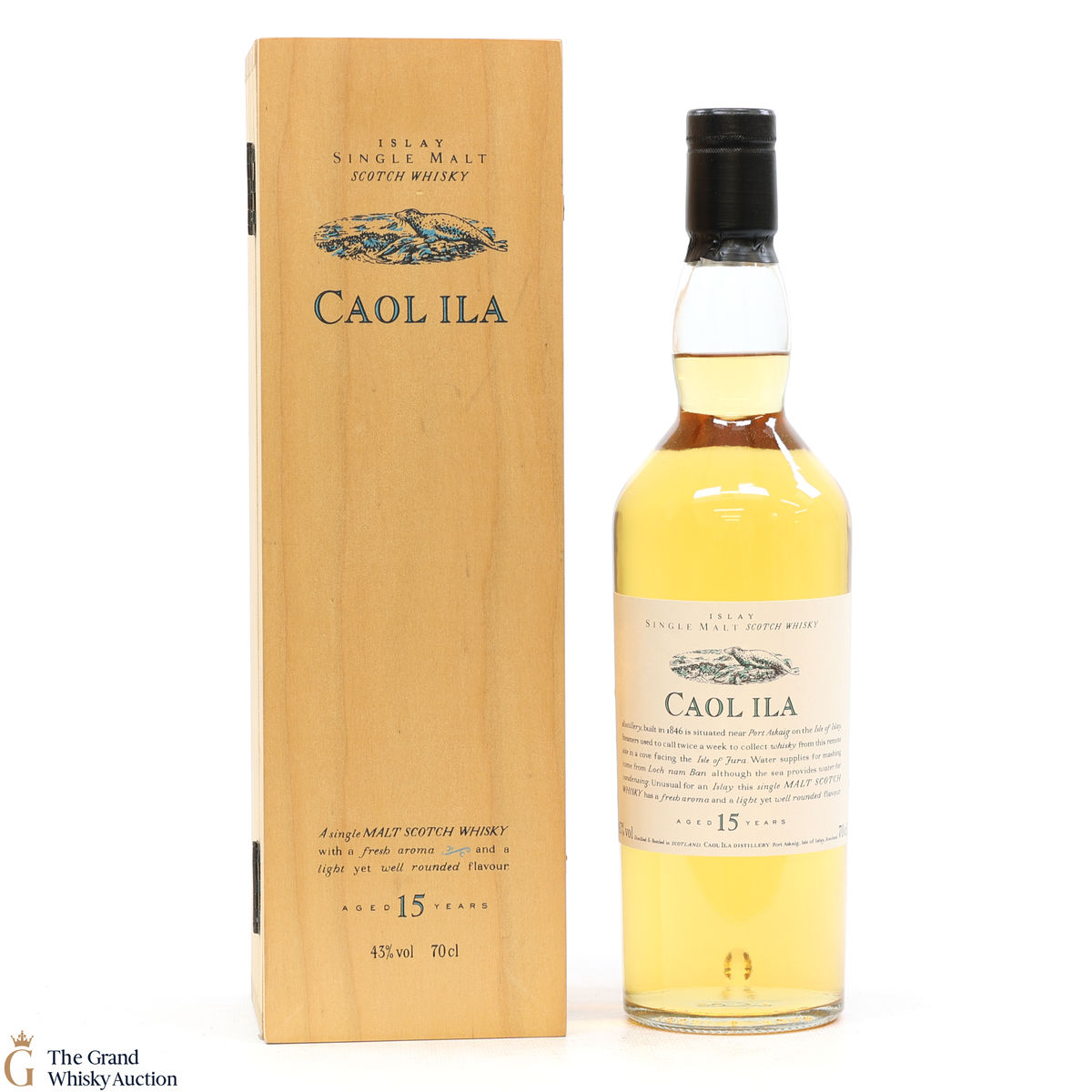 Caol Ila - 15 Year Old Flora and Fauna Wooden Box