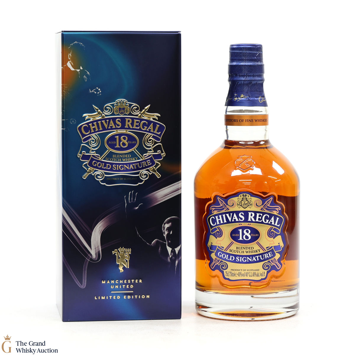Chivas Regal - 18 Year Old - Gold Signature - Manchester United Limited Edition 75cl