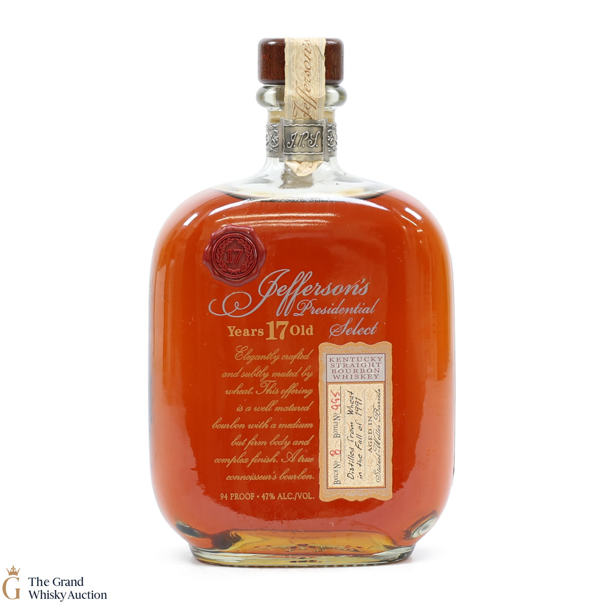 Jefferson - 17 Year Old 1991 - Stitzel-Weller Barrel - Presidential Select Batch 8