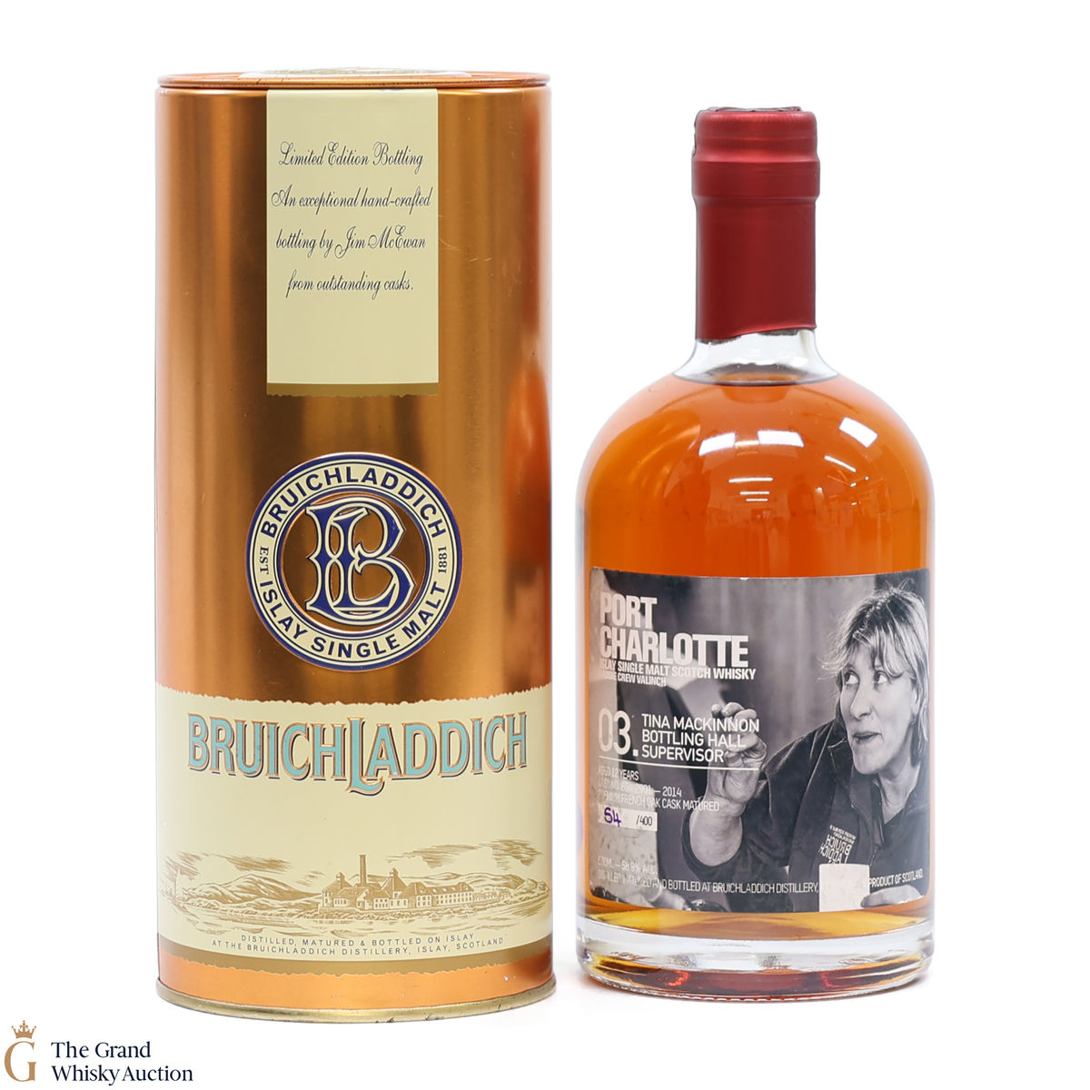 Port Charlotte - 12 Year Old 2001 Valinch #854 Tina Mackinnon (50cl)