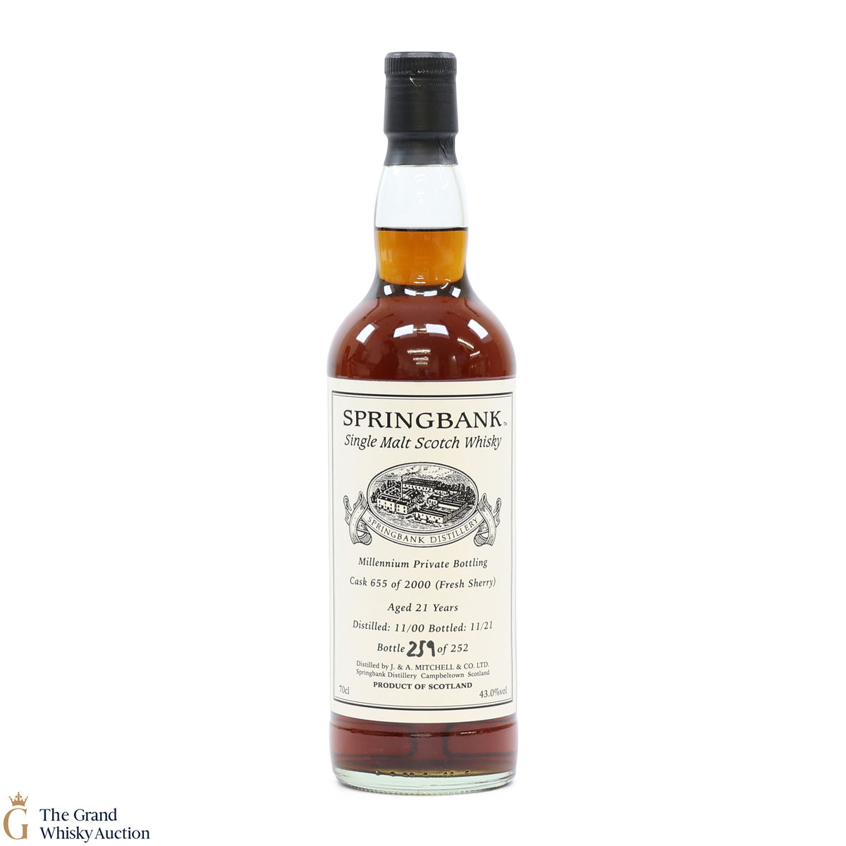 Springbank - 21 Year Old 2000 - Millennium Private Bottling 