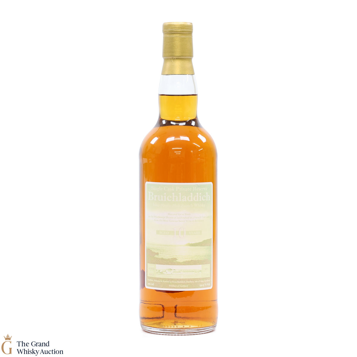 Bruichladdich - 10 Year Old - Private Chateau Y'Dquem Single Cask #527