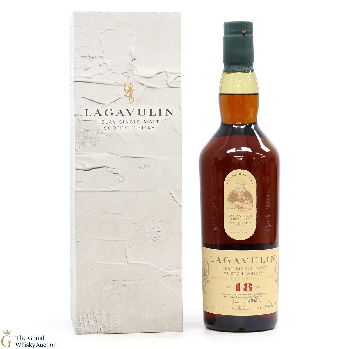 Lagavulin - 18 Year Old - Iain's Farewell Dram (SIGNED)