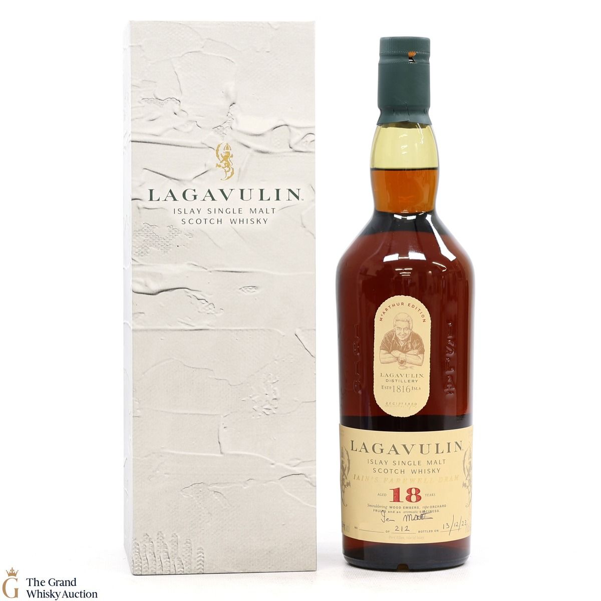 Lagavulin - 18 Year Old - Iain's Farewell Dram (SIGNED)