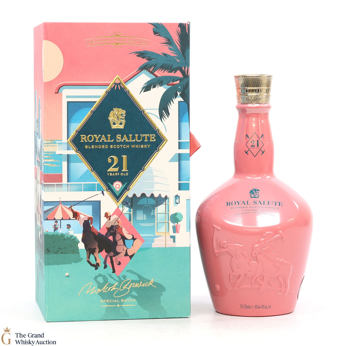 Chivas - Royal Salute - 21 Year Old - The Miami Polo Edition