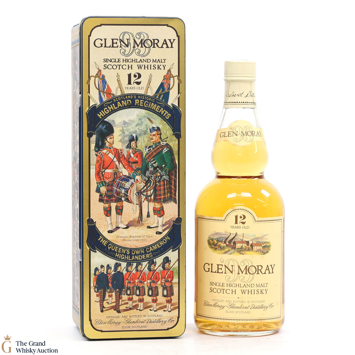 Glen Moray - 12 Year Old - Cameron Highlanders 75cl