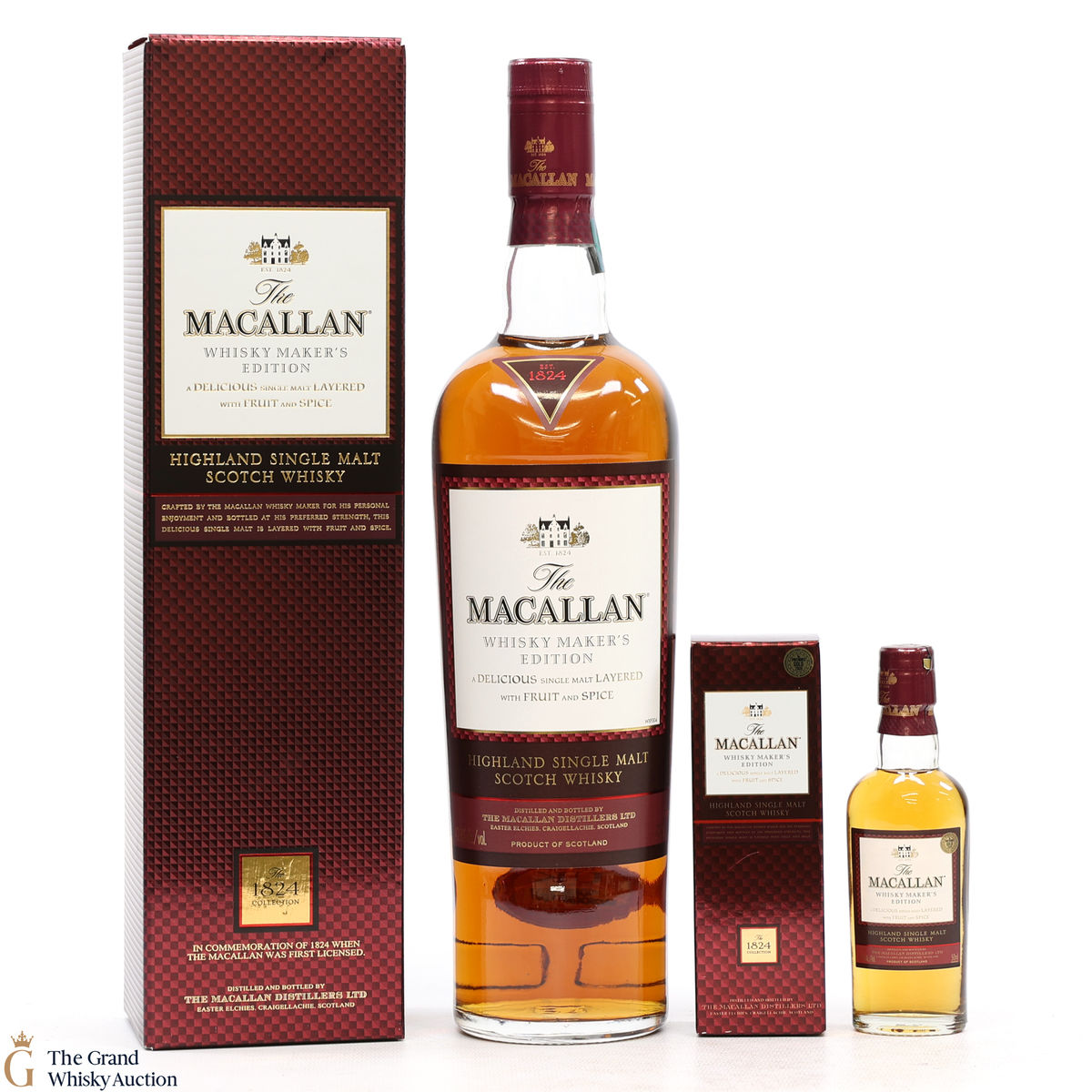 Macallan - The 1824 Collection - Whisky Maker's Edition (70cl & 5cl)