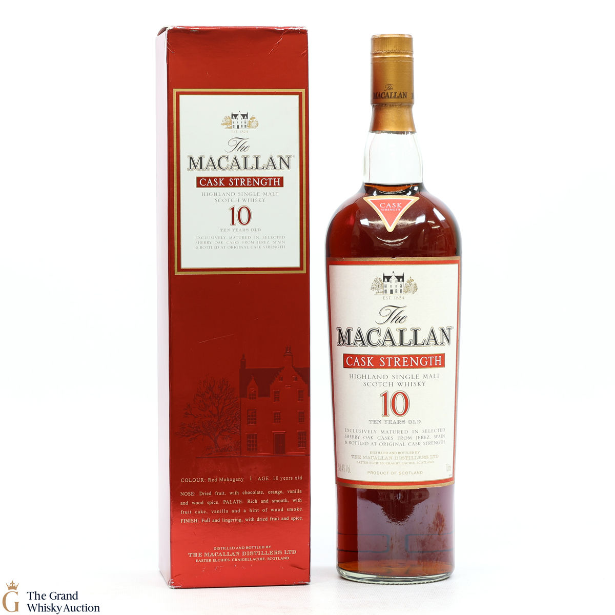 Macallan - 10 Year Old Cask Strength 58.1% (1L)
