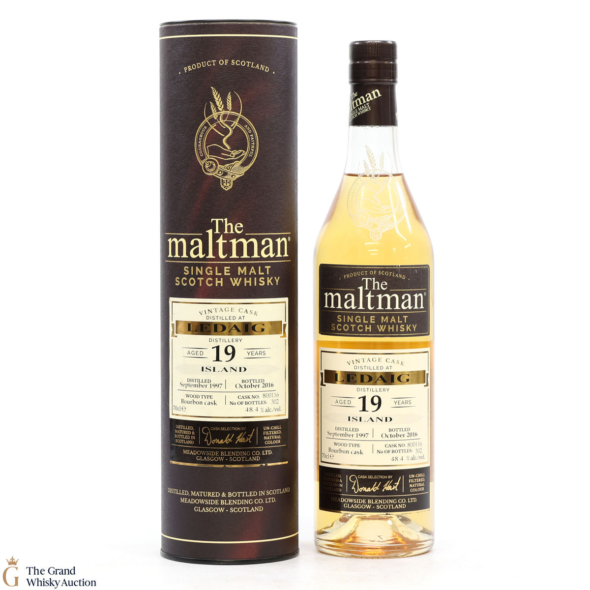 Ledaig - 19 Year Old Single Cask #800116 - The Maltman