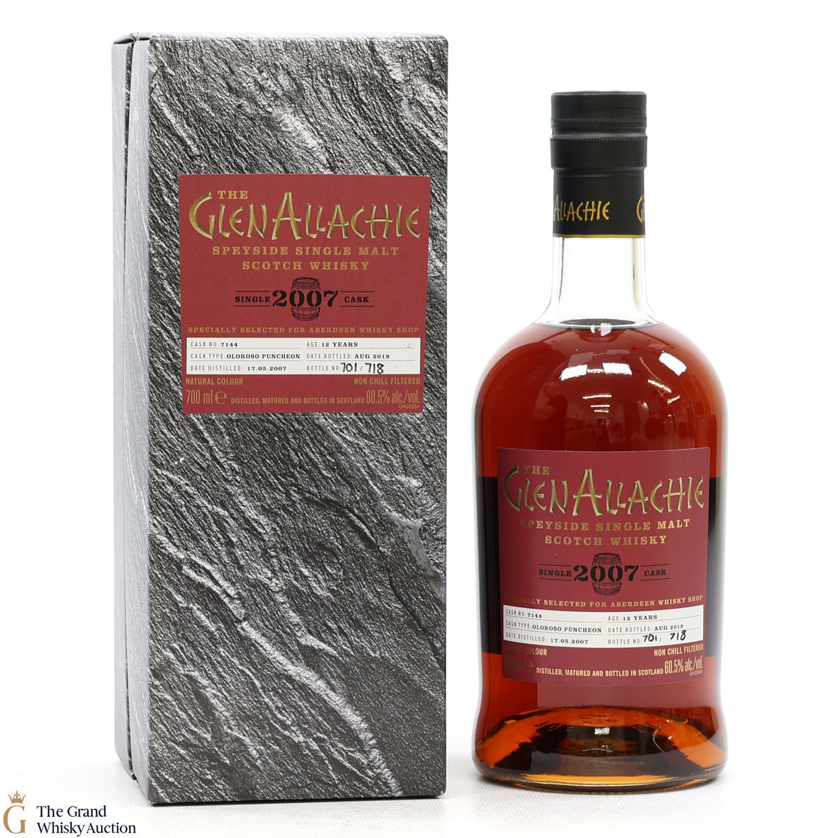 Glenallachie - 12 Year Old #7144 Aberdeen Whisky Shop 2007