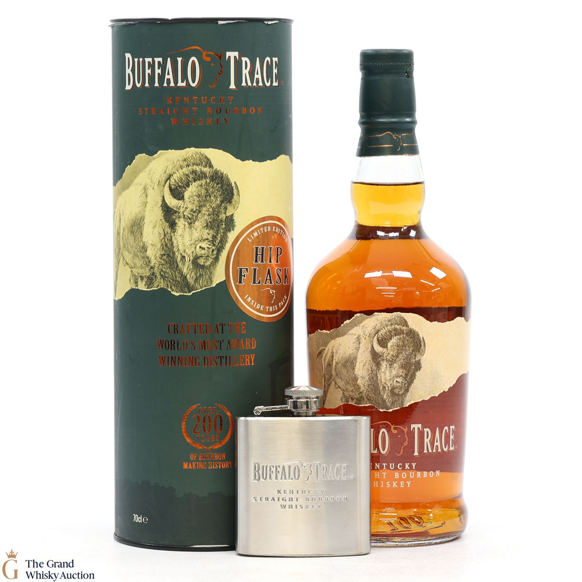Buffalo Trace - Kentucky Bourbon & Hip Flask