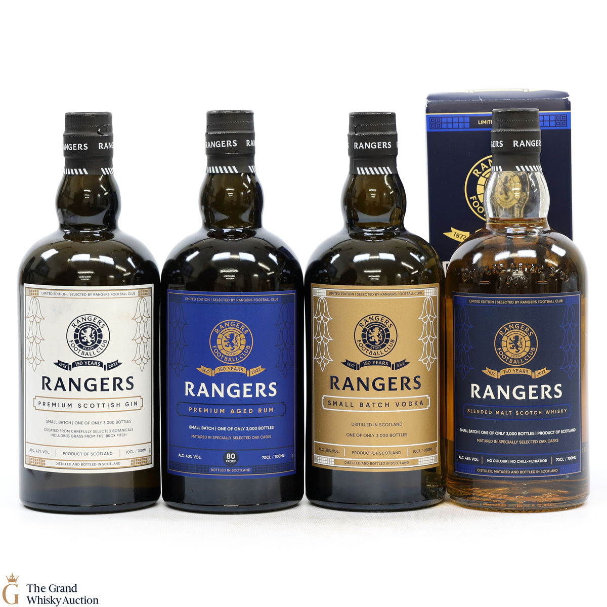 Rangers - 150 Years - Spirits Selection (4 x 70cl)
