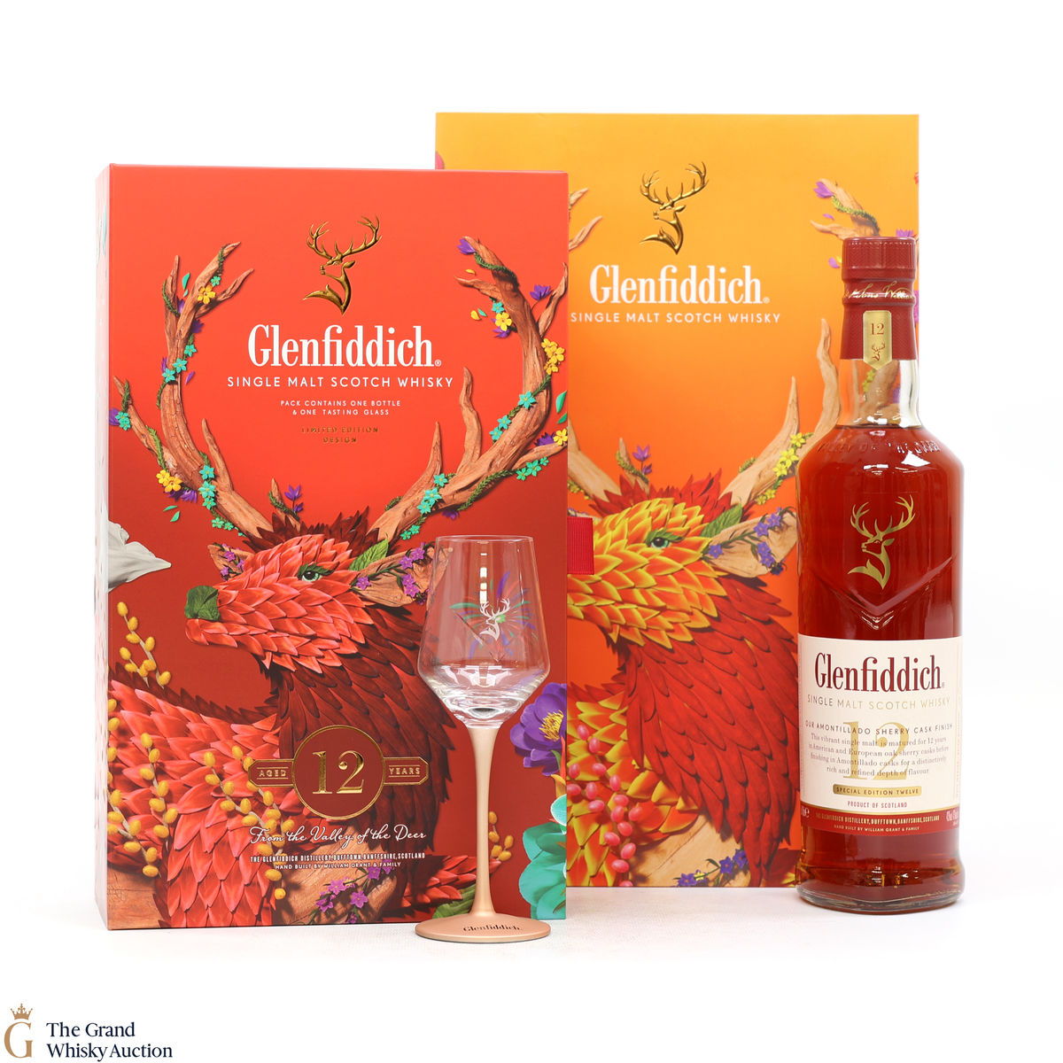Glenfiddich - 12 Year Old - Amontillado Sherry Cask Finish Gift Box