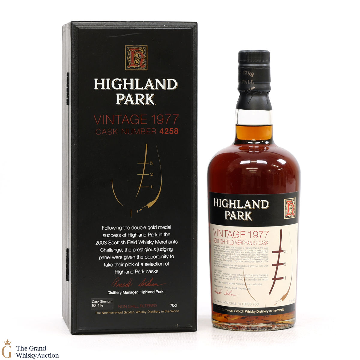 Highland Park - 1977 Single Cask #4258 - Scottish Field Merchants Cask