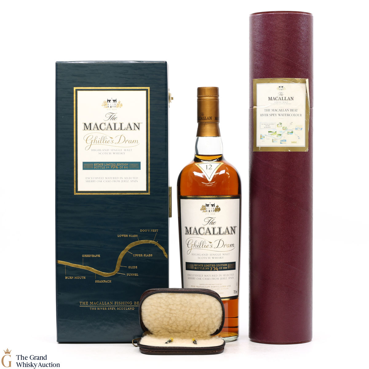 Macallan - 12 Year Old - Ghillie's Dram + Watercolour 