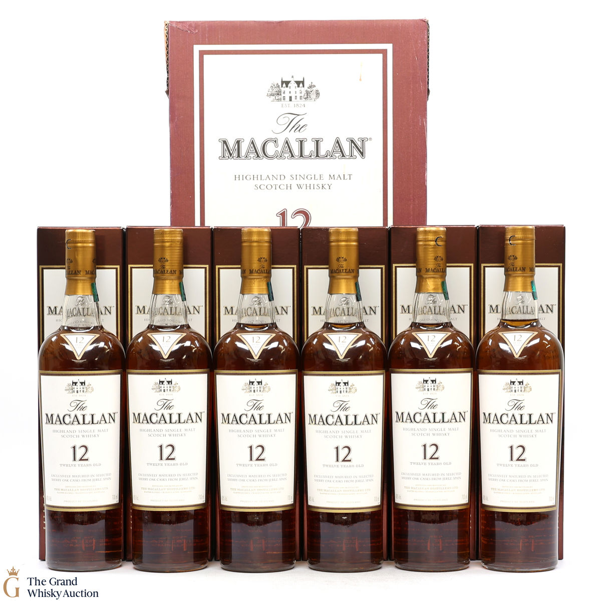 Macallan - 12 Year Old - Sherry Oak (6x70cl)