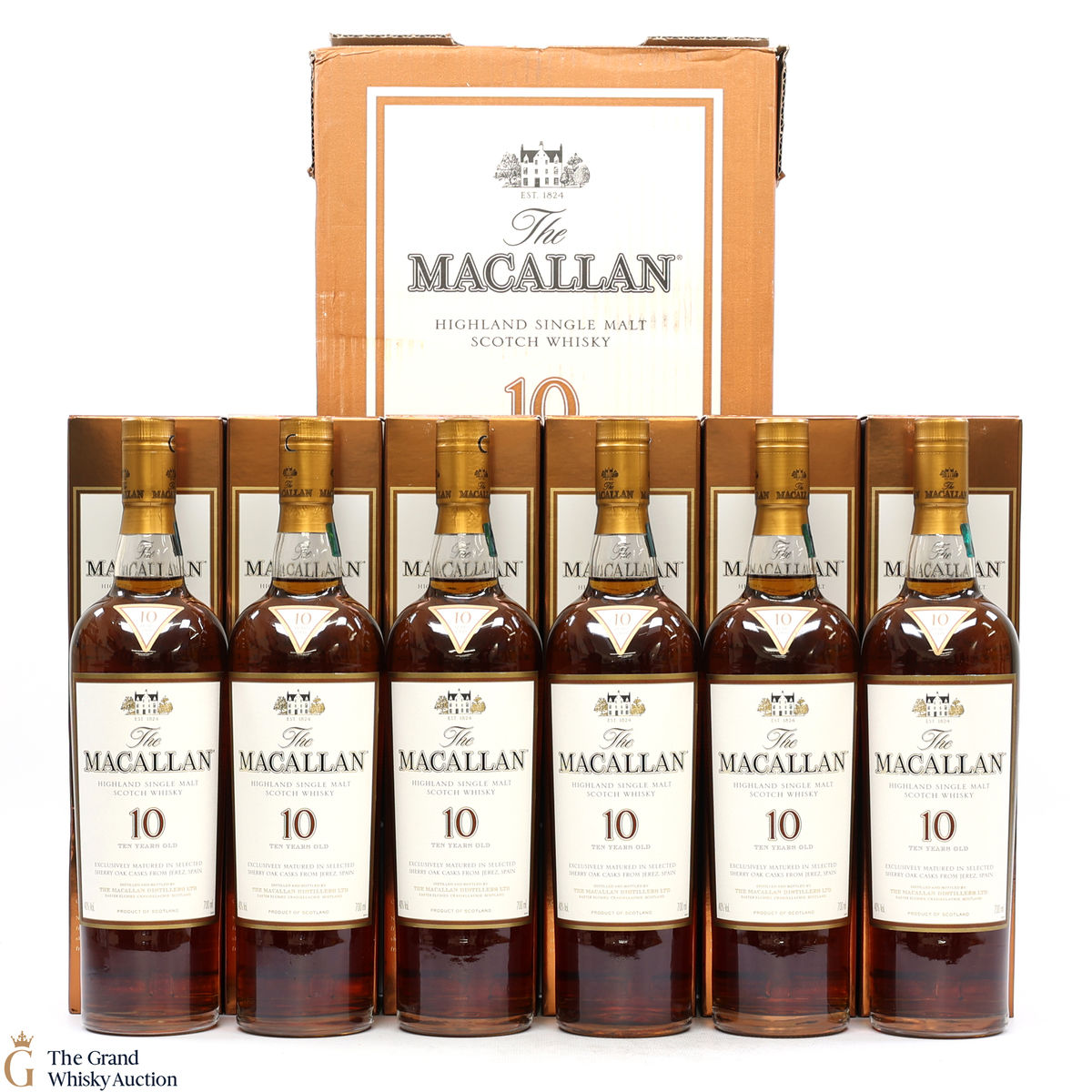Macallan - 10 Year Old - Sherry Oak (6x70cl)