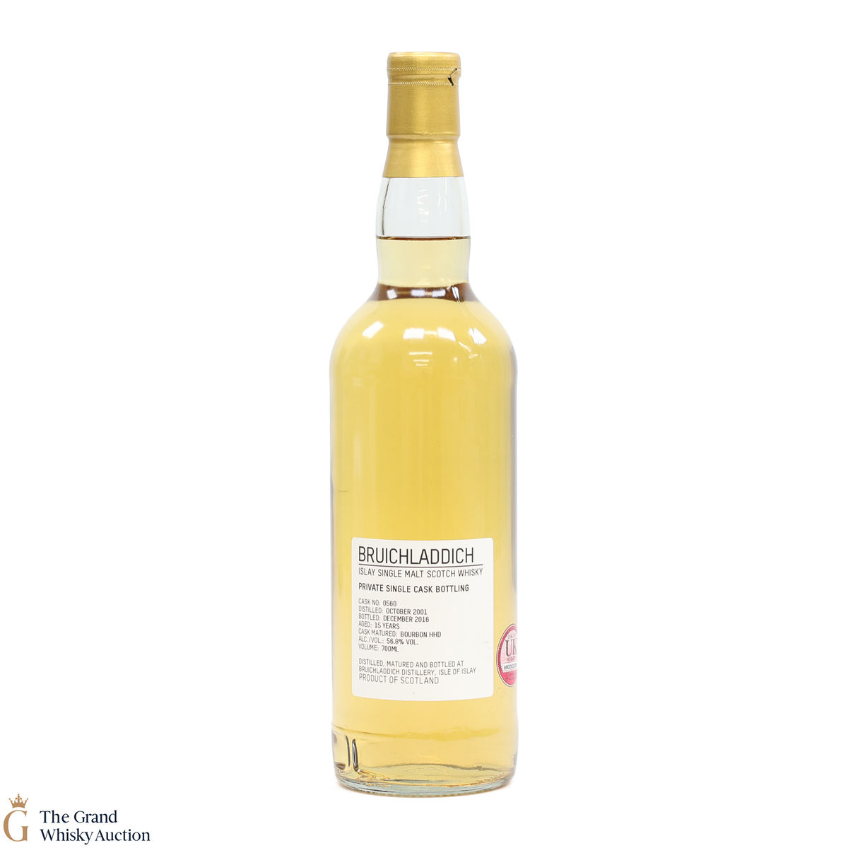 Bruichladdich -  15 Year Old - Private Cask #0560