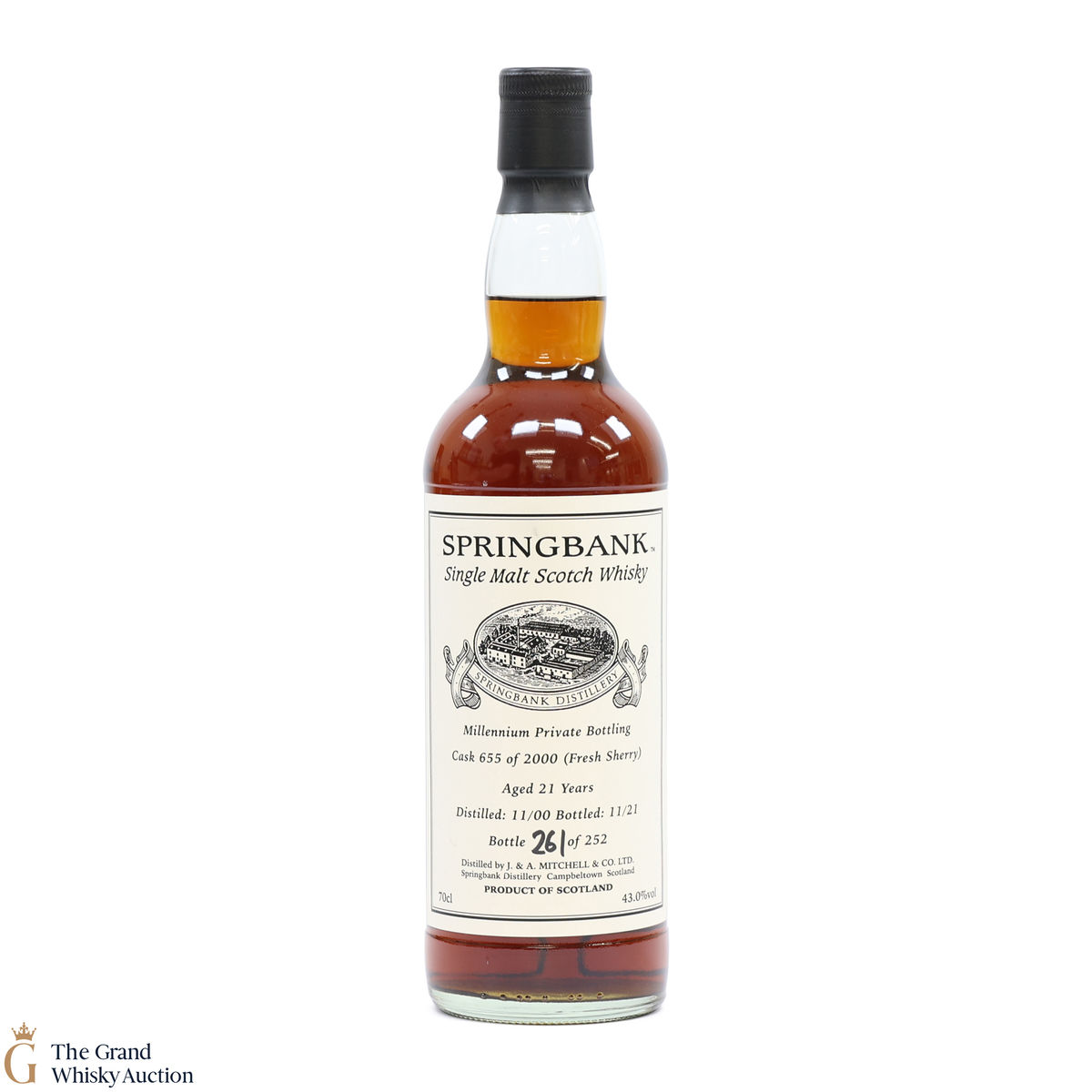 Springbank - 21 Year Old 2000 - Millennium Private Bottling 