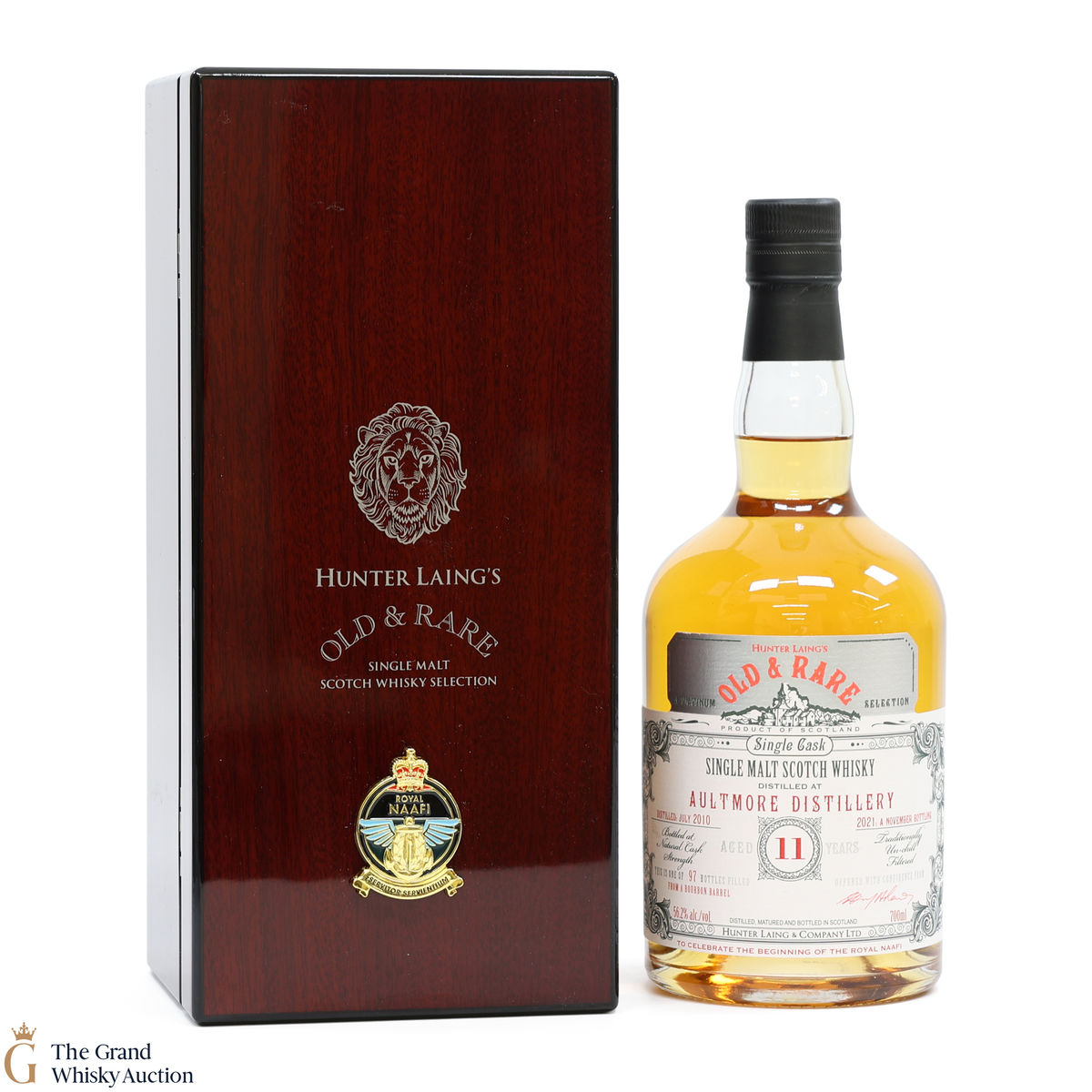 Aultmore - 11 Year Old 2010 - The Royal NAAFI Limited Edition - Hunter Laing Old & Rare Platinum
